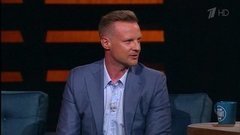 Бывший вратарь «Зенита» и сборной России по футболу Вячеслав Малафеев. Вечерний Ургант. Фрагмент выпуска от 22.06.2016