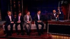 Антон Шипулин, Евгений Устюгов, Дмитрий Малышко и Алексей Волков. Вечерний Ургант. 294 выпуск от 27.03.2014