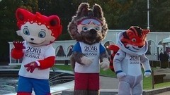 Алексей Сорокин и талисманы ЧМ-2018. Доброе утро. Фрагмент выпуска от 26.09.2016 