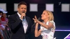 «Любовь настала». Мария Воронова / Сергей Волчков. День семьи, любви и верности. Праздничный концерт. Фрагмент выпуска от 08.07.2015