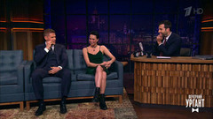 Актеры Настасья Самбурская и Владимир Яглыч. Вечерний Ургант. Фрагмент выпуска от 11.05.2017