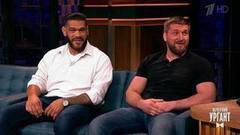 Бойцы смешанных единоборств Виталий Минаков и Антониу Силва. Вечерний Ургант. Фрагмент выпуска от 31.05.2017