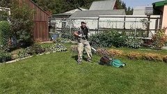 Дмитрий Талабуев и газонокосилка. Доброе утро. Фрагмент выпуска от 18.08.2015