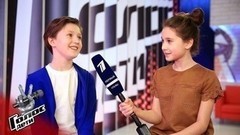 «Я хочу, чтобы все мамы радовались, как я пою». Антон Мельников. Интервью после Слепого прослушивания. Голос.Дети-5