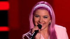 Александра Соловейчик. «Помоги мне». Голос-4. Слепое прослушивание. Фрагмент выпуска от 09.10.2015