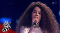 Эльвира Апшева. «Runnin`». Песня на вылет. Голос.Дети-5. Фрагмент выпуска от 06.04.2018