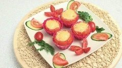 Яичница в помидоре. Доброе утро. Фрагмент выпуска от 28.10.2015