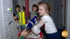 Учимся мыть руки. Доброе утро. Фрагмент выпуска от 15.02.2019