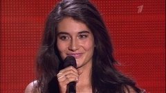 Николь Чавес. «Contigo en la distancia». Голос-3. Слепое прослушивание. Фрагмент выпуска от 10.10.2014