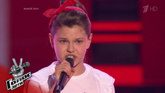 Софья Полозова. «Faith». Голос.Дети-6. Слепое прослушивание. Фрагмент выпуска от 22.03.2019