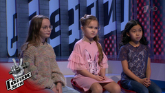 «Они должны смотреться как одна команда». Виктория Николаева, Мария Федулова и Яна Тен перед Поединками. Голос.Дети-6. Фрагмент выпуска от 05.04.2019