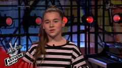 Микелла Абрамова перед Дополнительным этапом. Голос.Дети-6. Фрагмент выпуска от 19.04.2019