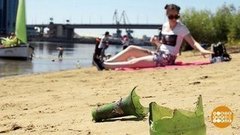 Городской пляж: а купаться-то можно? Доброе утро. Фрагмент выпуска от 11.06.2019