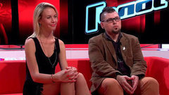 Михаил Озеров перед поединком с Алиной Перовой: «Когда я узнал, что пою с Алиной, я сказал: „О Господи, она же выше меня на целую голову“». Голос-4. Поединки. Фрагмент выпуска от 06.11.2015