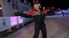 Учимся падать на катке. Доброе утро. Фрагмент выпуска от 31.12.2015