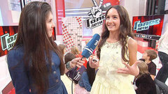 Александра Болдарева. Интервью после слепого прослушивания. Голос.Дети-3