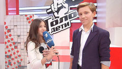 Дамир Нурутдинов. Интервью после слепого прослушивания. Голос.Дети-3