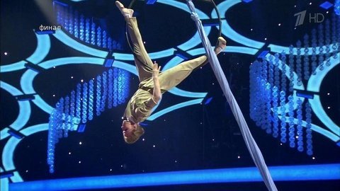 Светлана Феофанова и Виктор Марченко — «Полет». Воздушная гимнастика. Без страховки. Фрагмент выпуска от 28.05.2016