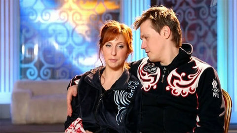 Яна Хохлова и Максим Ставиский. Тренировка. Фрагмент выпуска от 31.03.2012