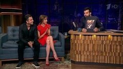 Анна Банщикова, Мурад и Наталья Османн. Вечерний Ургант. 646 выпуск от 19.05.2016