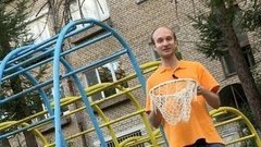 Как сделать баскетбольное кольцо. Доброе утро. Фрагмент выпуска от 05.07.2016