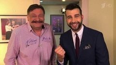 Иван Ургант и Дмитрий Назаров дают советы по уходу за усами и бородой. Пролог. Вечерний Ургант. Фрагмент выпуска от 09.06.2015