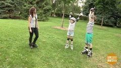 «Елочка» на роликах. Доброе утро. Фрагмент выпуска от 04.08.2017