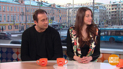 Дмитрий Черкасов, Ксения Разина. Доброе утро. Фрагмент выпуска от 26.02.2018
