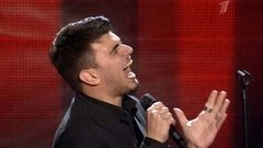 Анри Гогниашвили. «You can leave your hat on». Голос-1. Слепое прослушивание. Фрагмент выпуска от 12.10.2012