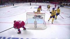 Вторая шайба сборной России. Сборная России — сборная Швеции. Кубок Первого канала по хоккею 2018