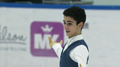 Артур Даниелян. Короткая программа. Юноши. Первенство России по фигурному катанию среди юниоров 2019