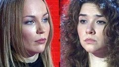 Ольга Брагина и Валерия Сильцова. «Самолеты улетают». Голос-2. Поединки. Фрагмент выпуска от 08.11.2013