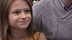 «Попасть на проект для меня — безграничное счастье!». Ксения Чудакова. Интервью после Слепого прослушивания. Голос.Дети-1