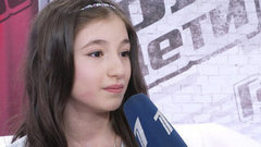 София Кварацхелия. Интервью после Поединка. Голос.Дети-2