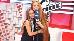 Ева Тимуш. Интервью после слепого прослушивания. Голос.Дети-3