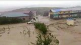 Мощный тайфун обрушился на Камчатку и Курильские острова