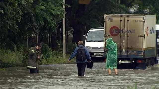 На дальнем востоке идут обильные дожди