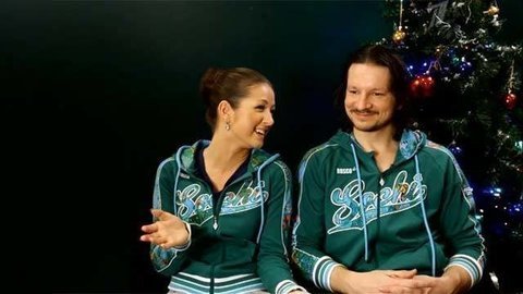 Нюша и Максим Шабалин. Тренировка. Фрагмент выпуска от 29.12.2013