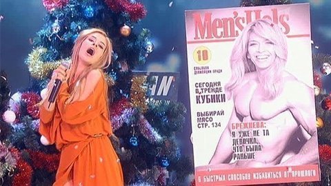 «Новогодний смех» на Первом. Вера Брежнева. Большая разница. Фрагмент выпуска от 06.01.2013