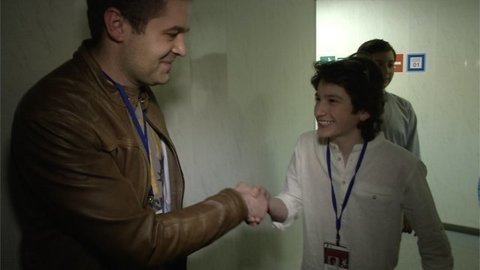 Сергей Волчков и Лев Аксельрод. Интервью с финалистом. Голос.Дети-1