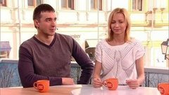 Елена Бережная и Роман Петухов о шоу «Без страховки» в эфире программы «Доброе утро» от 17.03.2016