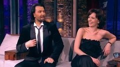 Певец Денис Клявер и певица и актриса Валерия Ланская. Вечерний Ургант. Фрагмент выпуска от 18.03.2013