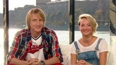 Оксана Домнина, Иван Скобрев о проекте «Ледниковый период» в эфире программы «Доброе утро» от 03.10.2014