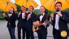 Артисты театра «Геликон-Опера»: Алексей Исаев, Максим Перебейнос, Константин Бржинский, Андрей Орехов. Доброе утро. Фрагмент выпуска от 15.06.2017