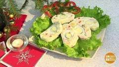 Салат-рулет. Доброе утро. Фрагмент выпуска от 21.12.2017