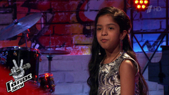 Лавалина Сандип Наир. «Мне очень нравится снег, я впервые увидела его». Голос.Дети-5. Фрагмент выпуска от 16.02.2018