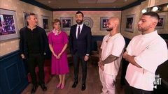 Егор Бероев и Ксения Алферова пришли со своими детьми-рэперами. Пролог. Вечерний Ургант. Фрагмент выпуска от 14.03.2018