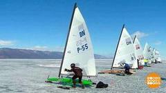 На коньках под парусом. Доброе утро. Фрагмент выпуска от 05.04.2018