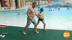 Дмитрий Талабуев в аквапарке. Доброе утро. Фрагмент выпуска от 13.06.2018