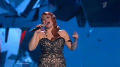 Анастасия Спиридонова. «All by myself». Голос-1. Полуфинал. Фрагмент выпуска от 21.12.2012